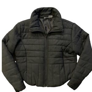 Newport News, women’s mint condition black quilted puffer coat size Medium